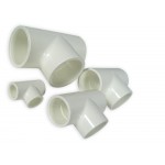 PVC T-piece white diameter Ø 40mm ( will only suit metric plumbing )