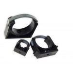 PVC pipe clip black/grey diameter Ø 40mm - (930-40-close) ( will only suit metric plumbing )